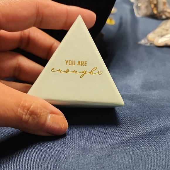 #50 You Are Enough Gold Ring - Picture 9 of 9